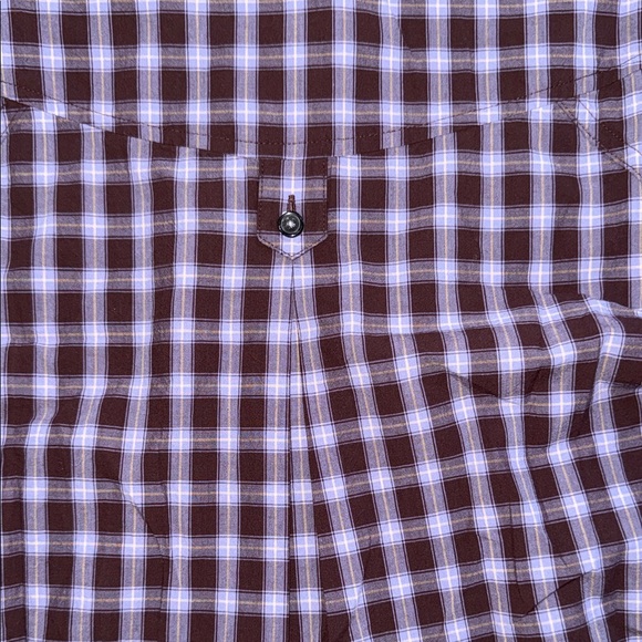 NWT Madewell The Signature Poplin Crop Shirt Size Medium Plaid - Picture 7 of 8